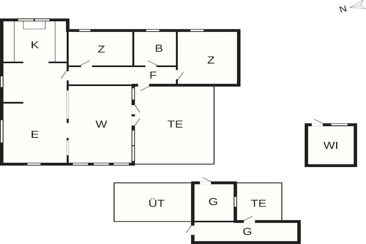 5 sterren vakantie huis in Otterup-Plattegrond