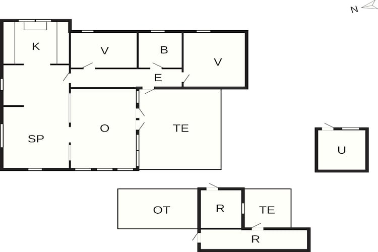 5 sterren vakantie huis in Otterup-Plattegrond