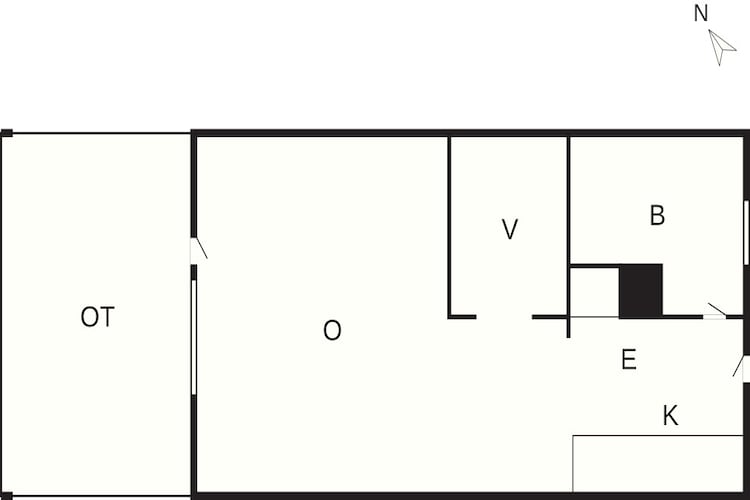5 Sterne Ferienhaus in Nexø-Grundriss