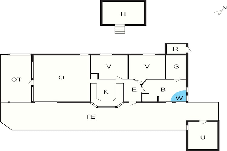 5 sterren vakantie huis in Fanø-Plattegrond