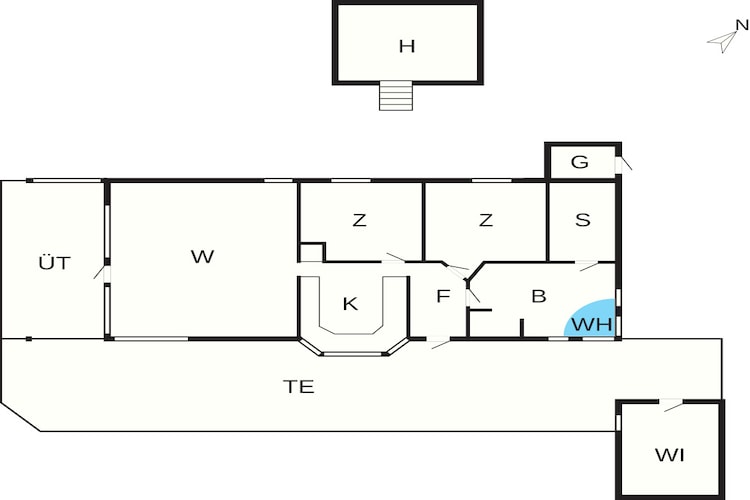 5 sterren vakantie huis in Fanø-Plattegrond