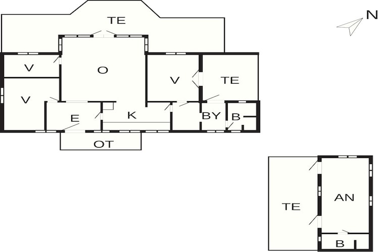 5 sterren vakantie huis in Rørvig-Plattegrond
