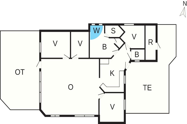 5 sterren vakantie huis in Haarby-Plattegrond
