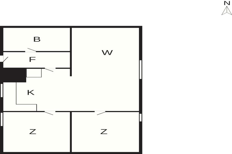 5 sterren vakantie huis in Gudhjem-Plattegrond