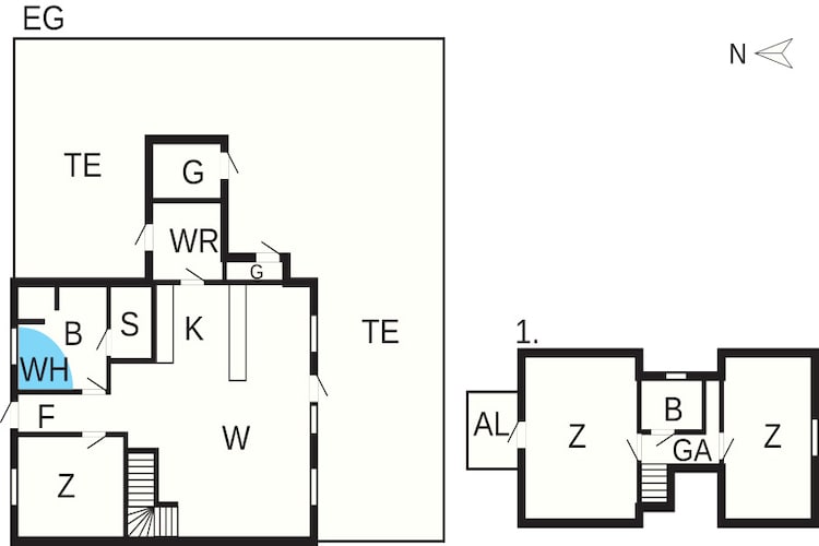 5 sterren vakantie huis in Brenderup Fyn-Plattegrond