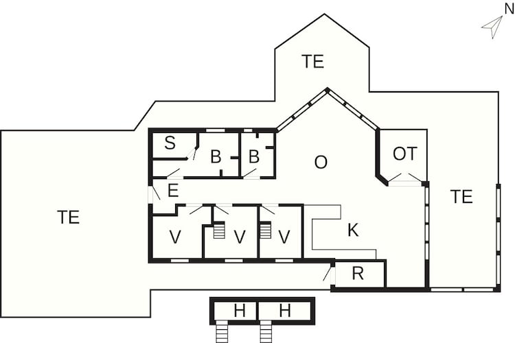 5 sterren vakantie huis in Skals-Plattegrond