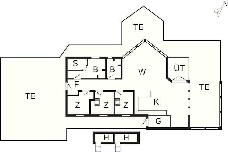 5 sterren vakantie huis in Skals-Plattegrond