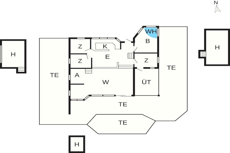 5 etoiles maison de vacances a Tikøb-Plan