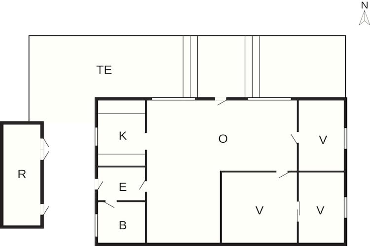 5 sterren vakantie huis in Kolding-Plattegrond