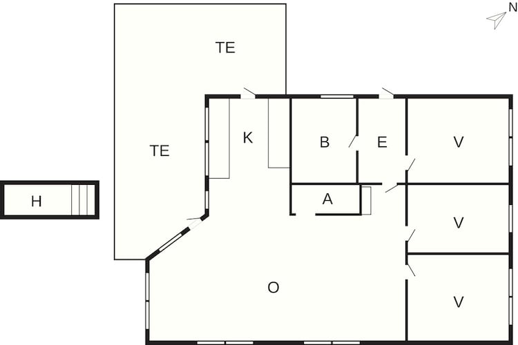 5 sterren vakantie huis in Hørve-Plattegrond