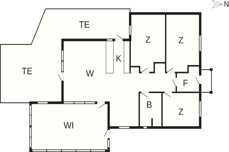 5 sterren vakantie huis in Hals-Plattegrond