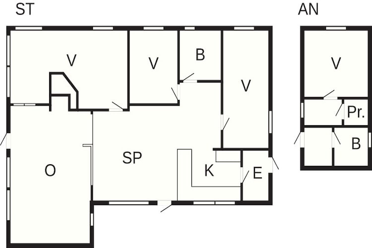 5 Sterne Ferienhaus in Karrebæksminde-Grundriss