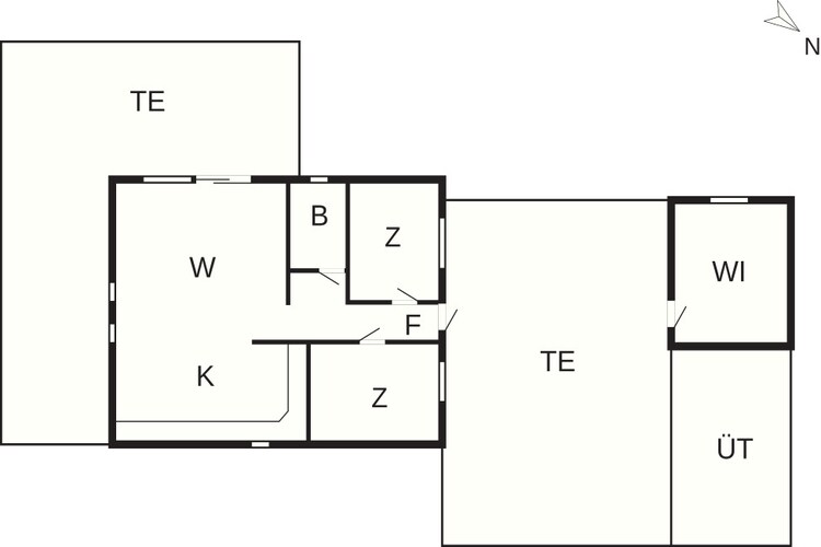 5 star holiday home in Rødby-Floor plan