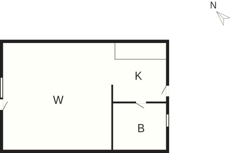 5 sterren vakantie huis in Svaneke-Plattegrond