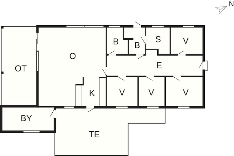 5 sterren vakantie huis in Store Fuglede-Plattegrond