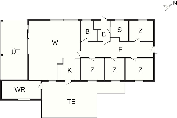5 sterren vakantie huis in Store Fuglede-Plattegrond