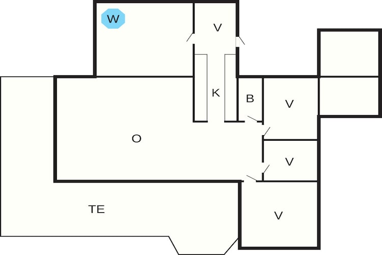 5 star holiday home in Gilleleje-Floor plan