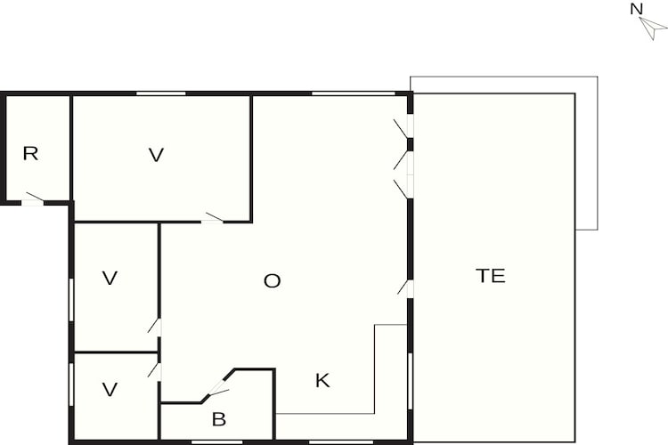 5 sterren vakantie huis in Allinge-Plattegrond