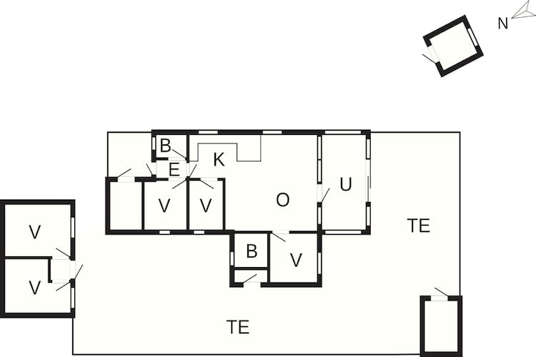 5 star holiday home in Hals-Floor plan
