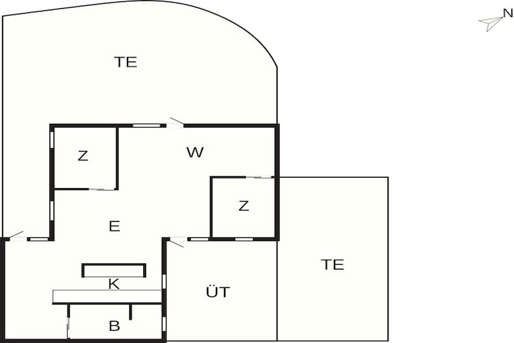 5 sterren vakantie huis in Karrebæksminde-Plattegrond
