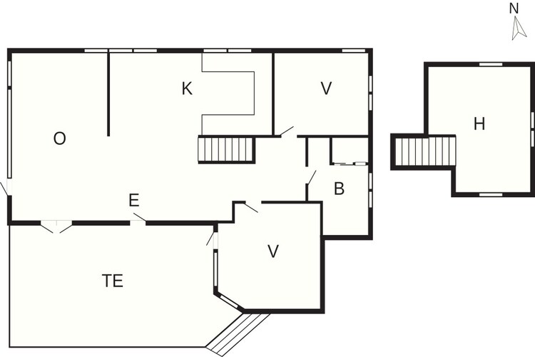 5 sterren vakantie huis in Hjørring-Plattegrond