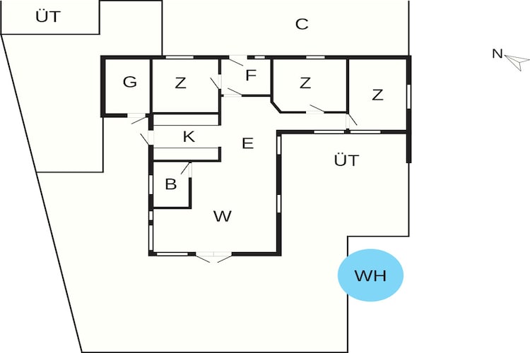 5 star holiday home in Holbæk-Floor plan