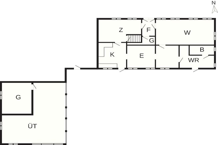 5 star holiday home in Tranekær-Floor plan