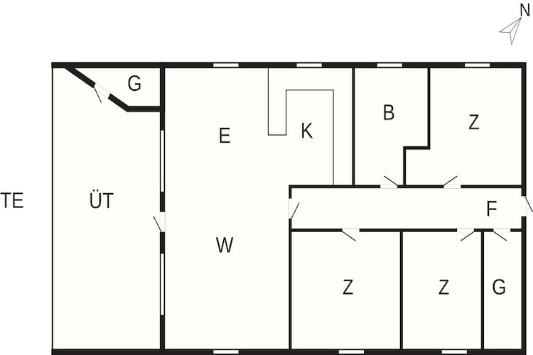 5 etoiles maison de vacances a Sydals-Plan