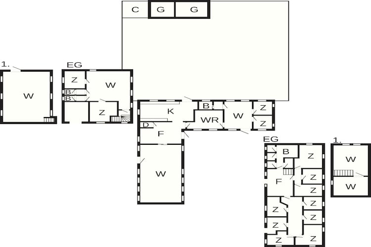 5 star holiday home in Vig-Floor plan