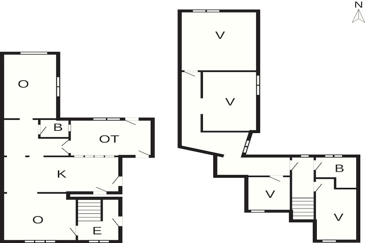 5 star holiday home in Rønne-Floor plan