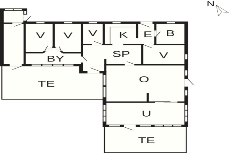 5 sterren vakantie huis in Storvorde-Plattegrond