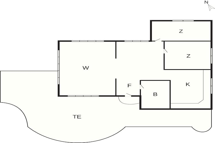 5 sterren vakantie huis in Hjørring-Plattegrond