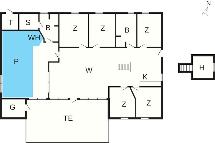 5 sterren vakantie huis in Nordborg-Plattegrond