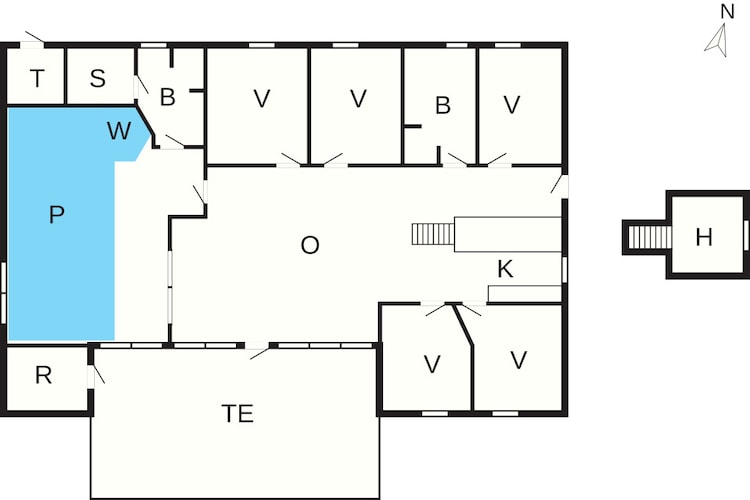 5 etoiles maison de vacances a Nordborg-Plan