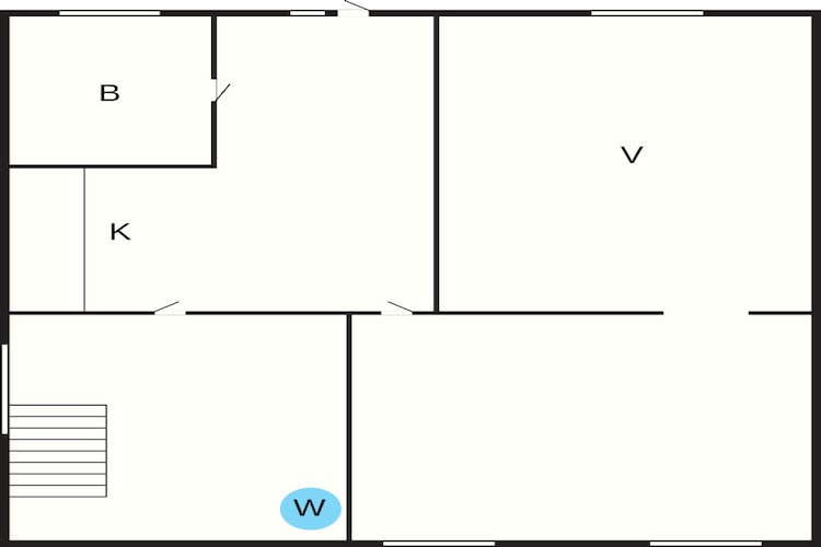 5 Sterne Ferienhaus in Allinge-Grundriss