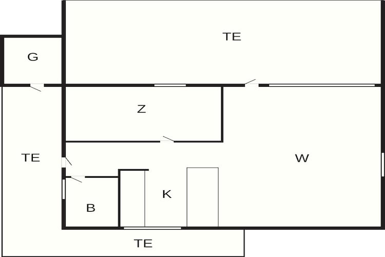 5 etoiles maison de vacances a Sydals-Plan