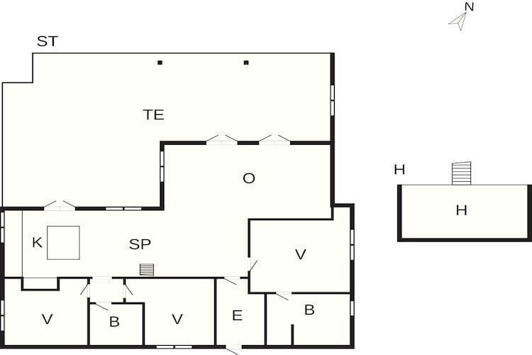 5 sterren vakantie huis in Assens-Plattegrond
