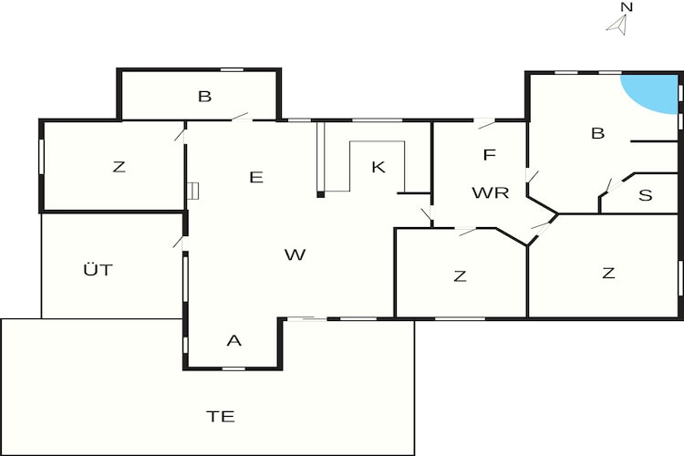 5 star holiday home in Hadsund-Floor plan