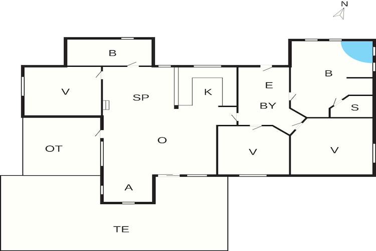 5 star holiday home in Hadsund-Floor plan
