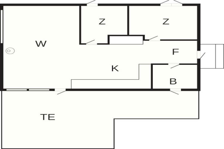 5 Sterne Ferienhaus in Frederiksværk-Grundriss