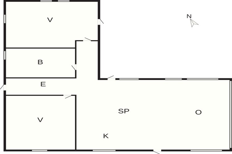5 sterren vakantie huis in Hals-Plattegrond