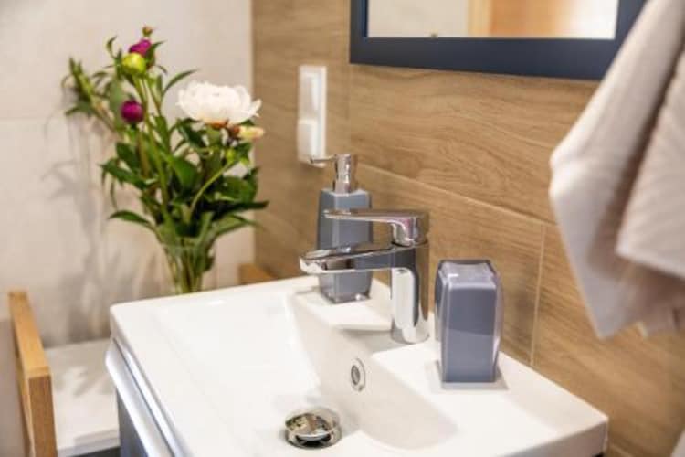 Apartamenty parterowe dla 4 osób w Mielnie-Badkamer