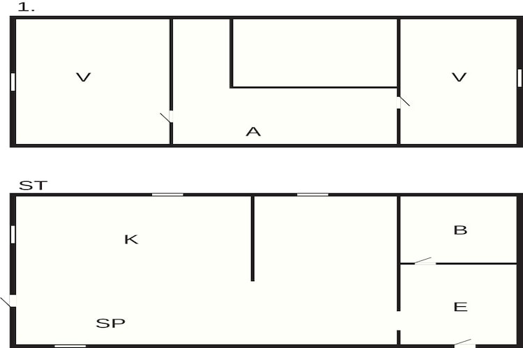 5 Personen vakantie huis in Lundby-Plattegrond