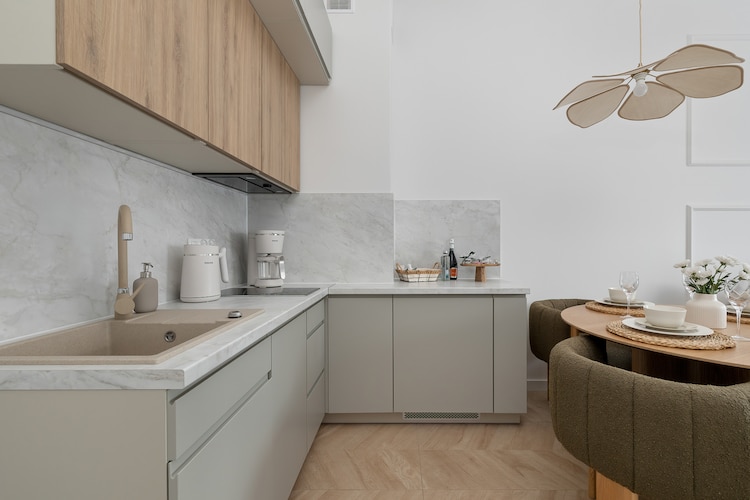 Apartament Powstańców WLKP 16E-25 Pobierowo-Keuken