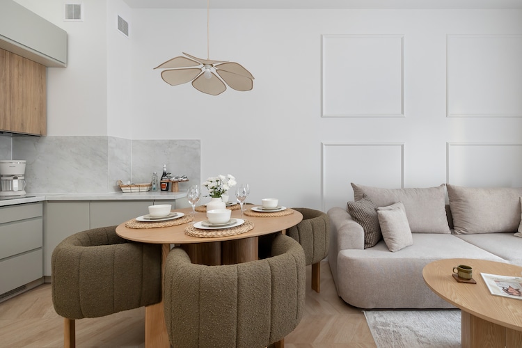 Apartament Powstańców WLKP 16E-25 Pobierowo-Woonkamer