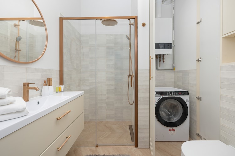 Apartament Powstańców WLKP 16E-25 Pobierowo-Badkamer