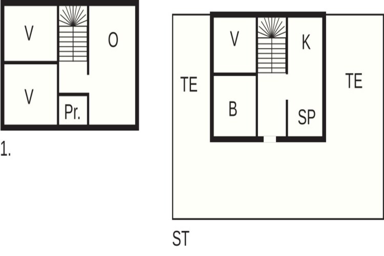 6 Personen vakantie huis in Huglo-Plattegrond