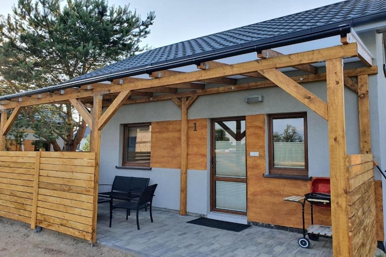 Domek wakacyjny z 2 sypialniami w Wodnicy koło Ustki-Terrace balcony