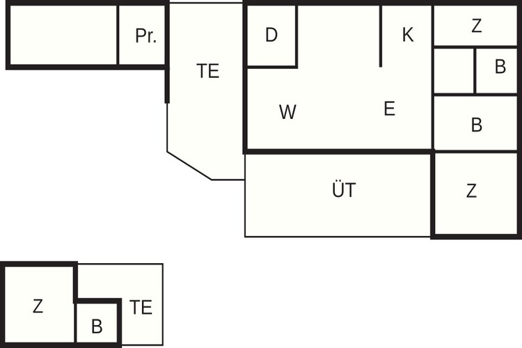 4 etoiles maison de vacances a Hals-Plan d'étage