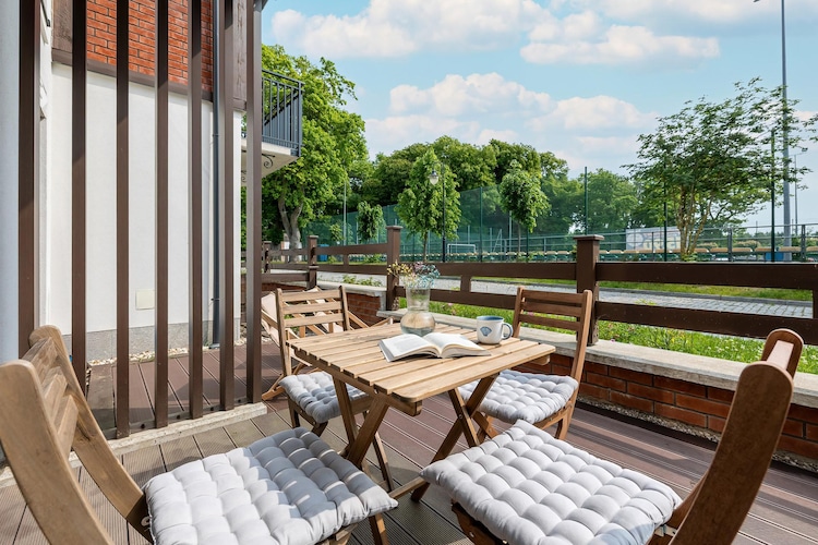Apartament Pałacowa 4-4 Trzęsacz-Terrace balcony